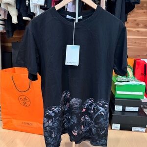 Givenchy oversized Black T-Shirt with Fierce Graphic
